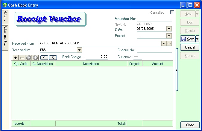 sql cash ledger voucher accounting malaysia payment receipt entry general journal official account