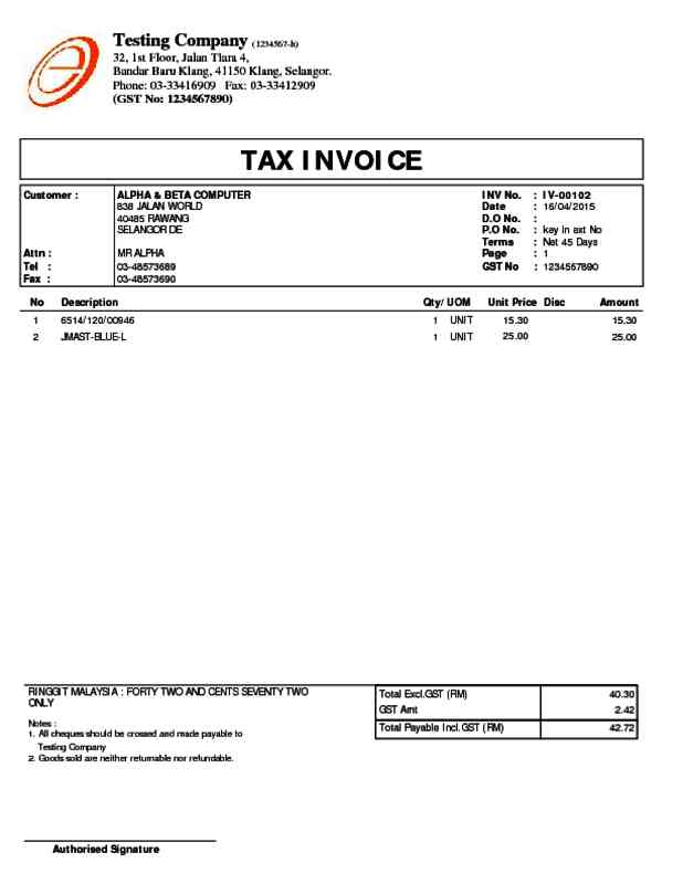 <strong>Tax Invoice Template</strong> South Africa | <strong>invoice</strong> example Template invoice with sales tax