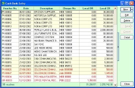 Cash Book Entry