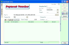 Cash Book Entry